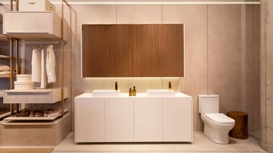 Escolha cores suaves e elementos naturais para criar uma atmosfera relaxante.